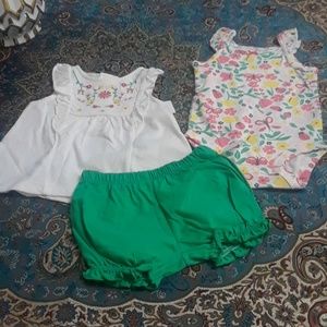 Baby girl 3 piece outfit
